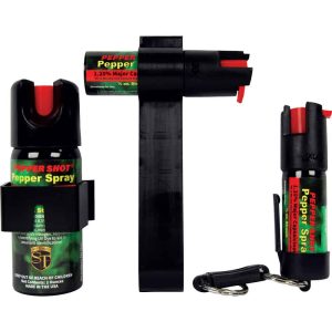 Pepper Shot 1.2% MC Tri-Pack Pepper Spray Set